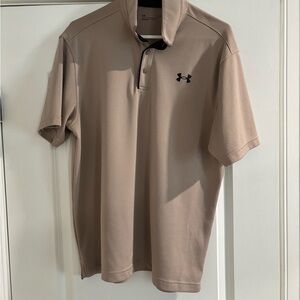 Under Armour Men's Tan Polo Shirt